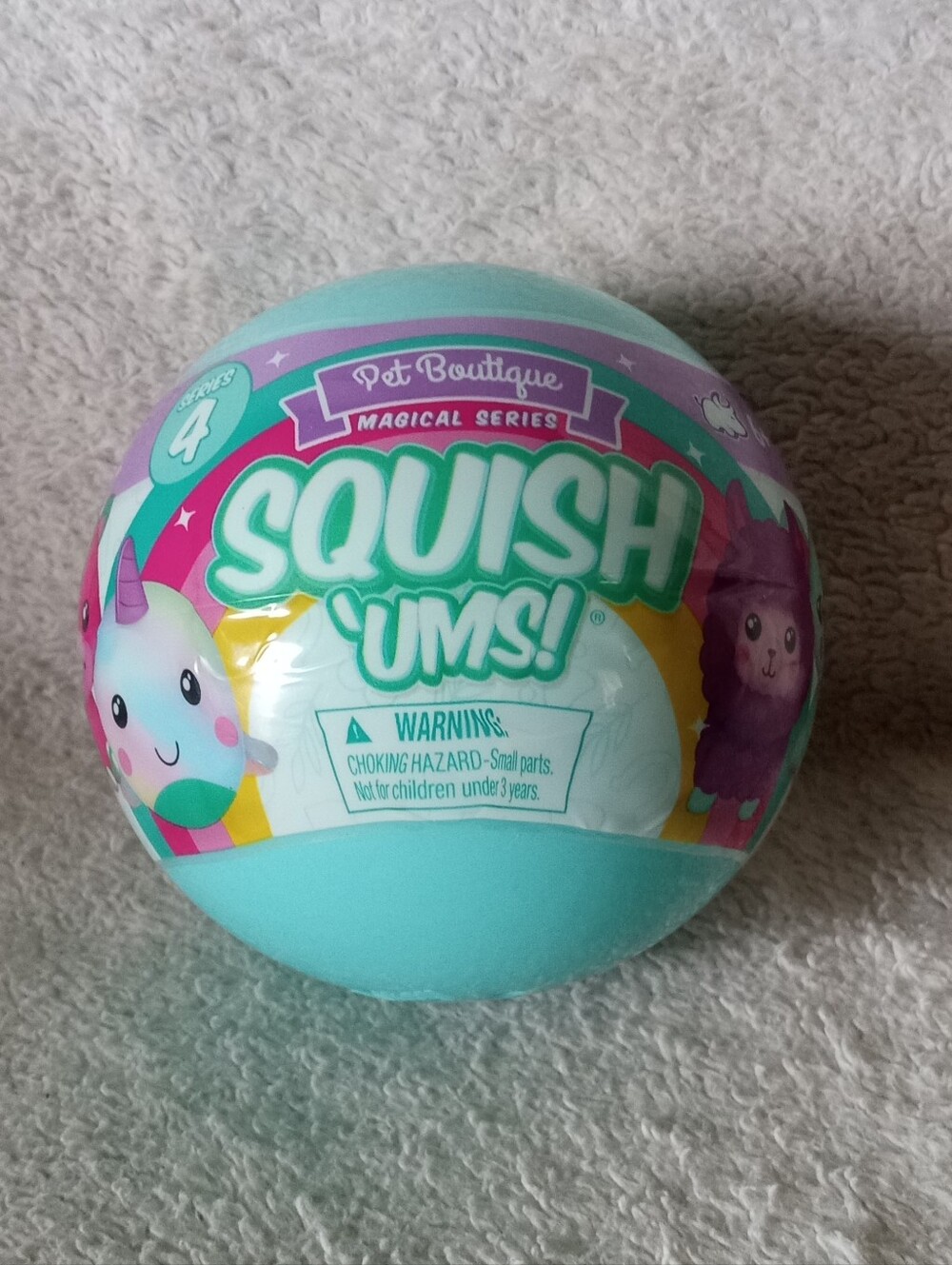 Squish 'Ums! Pet Boutique Magical Series Surprise Ball - Aqua Pink